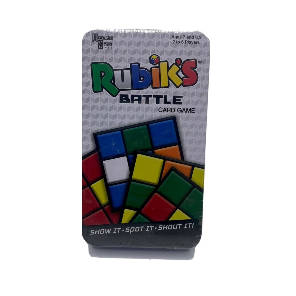 University Games Rubik's Battle Color Card Game - Tin 01812 (ages 7 and up)
